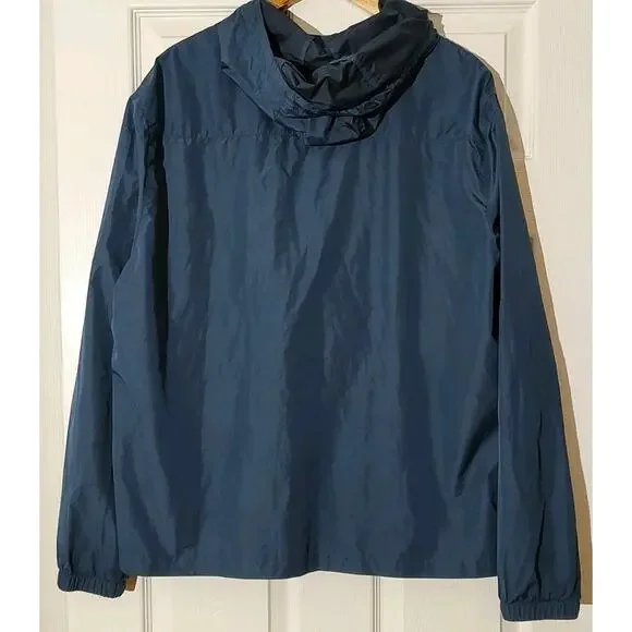 Men's SCOTTeVEST Pack Windbreaker TEC Blue Jacket Packable Repellent - XL - Picture 2 of 8